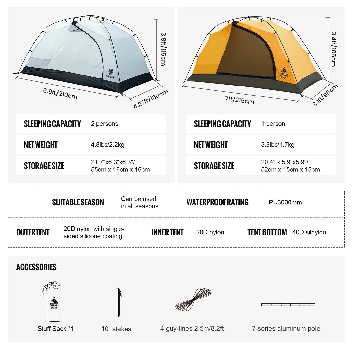OneTigris Stella Camping Tent