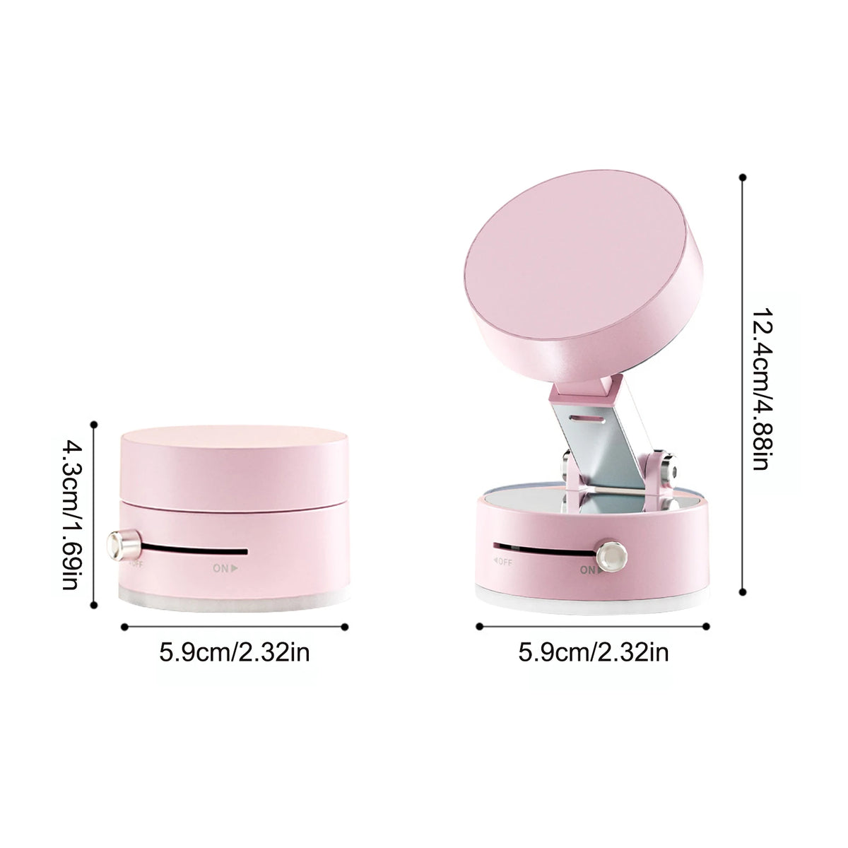 Vacuum Suction Cup Magnetic Car Phone Holder