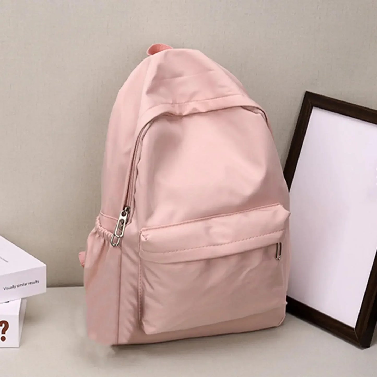 Girl's Solid Color Backpack