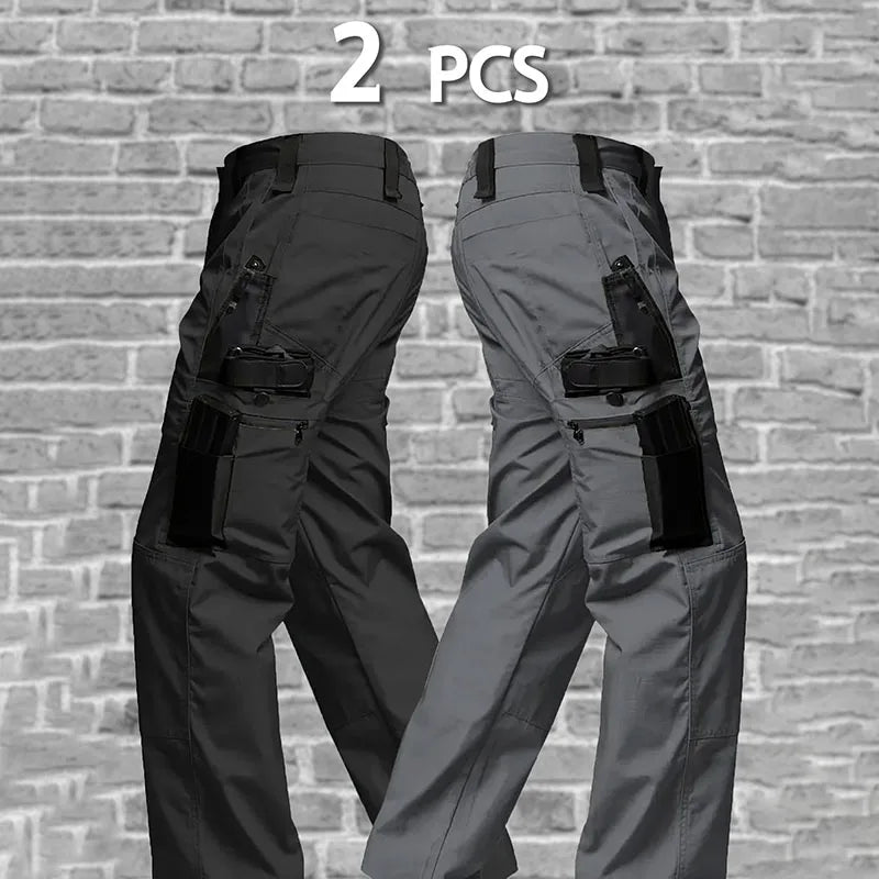 2Pcs Men's Tactical Cargo Pants