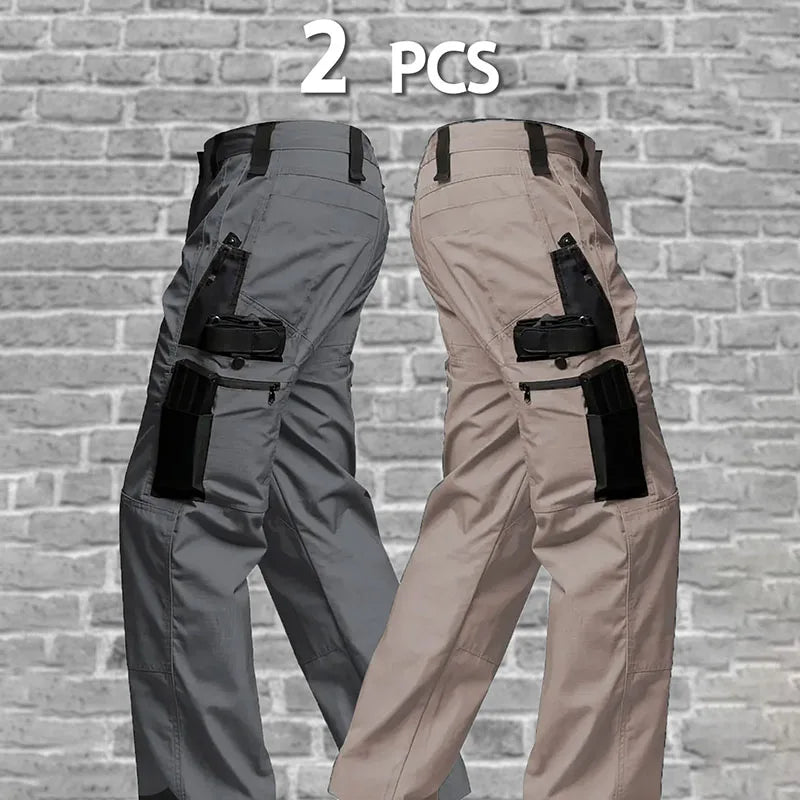 2Pcs Men's Tactical Cargo Pants