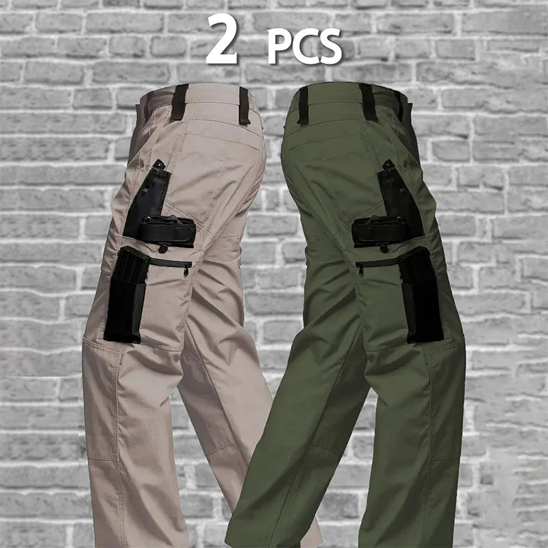 2Pcs Men's Tactical Cargo Pants