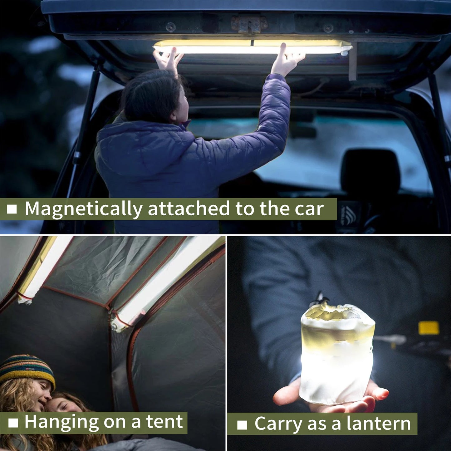 SELORSS Rechargeable Portable Camping Light