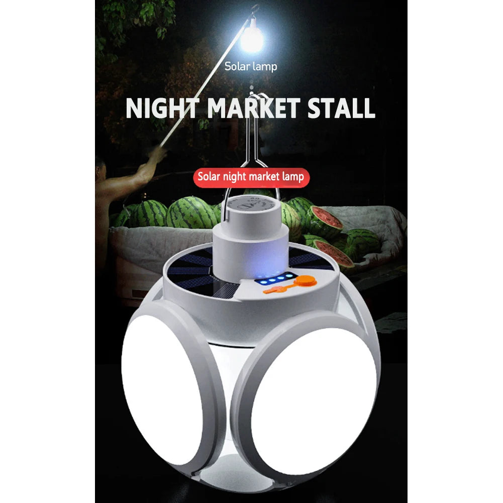 LED Solar Camping Light Rechargeable