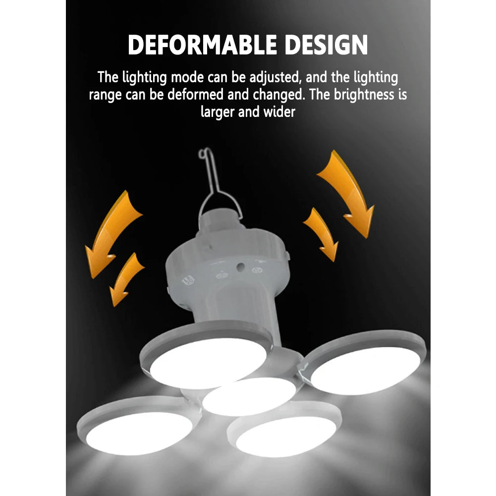LED Solar Camping Light Rechargeable