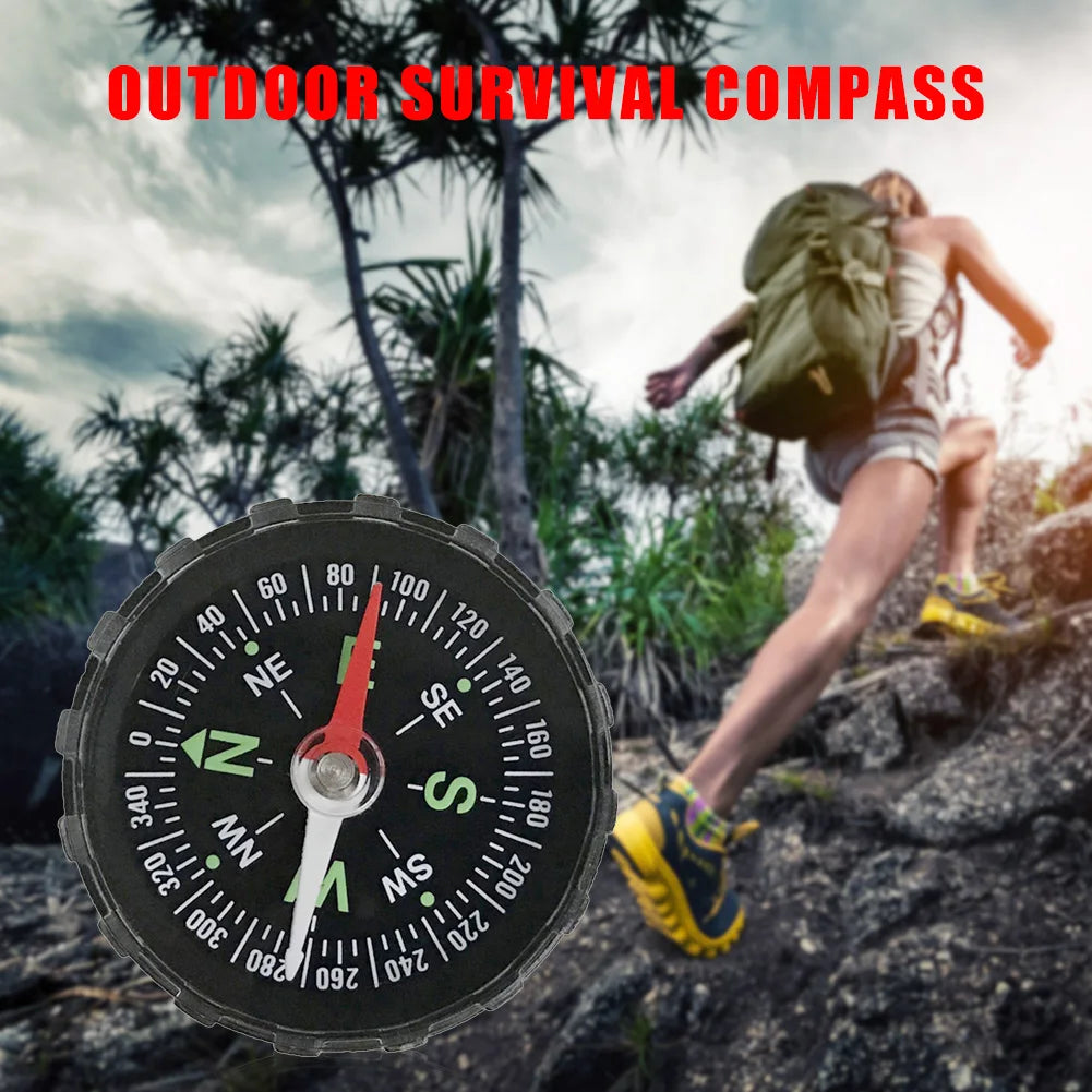10-1PCS Mini Compass 45MM Portable Handheld Compass