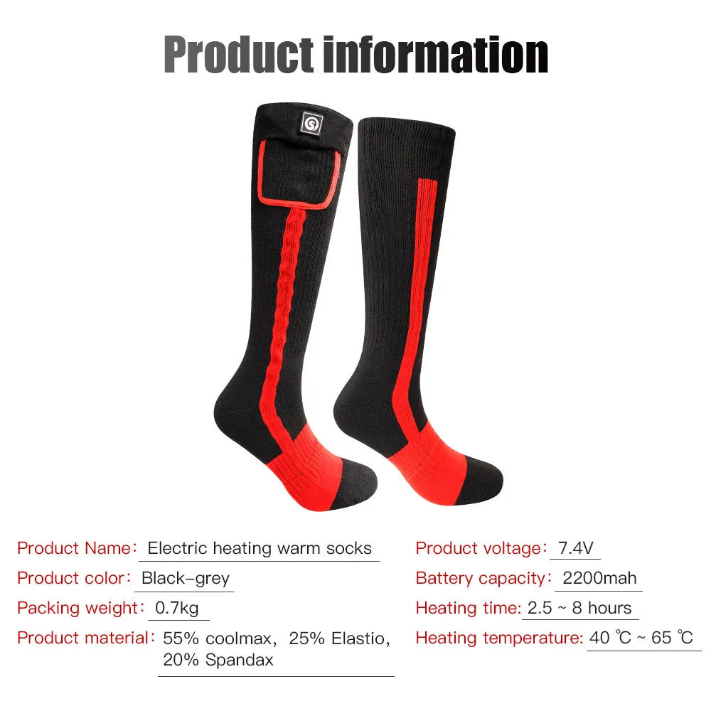 Savior Winter Heated Socks Rechargeable