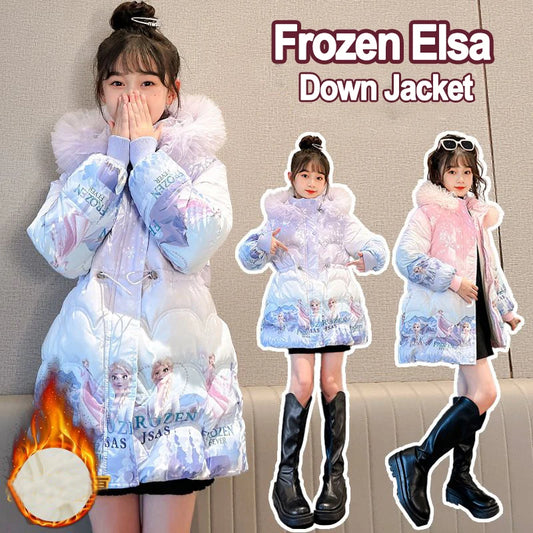 Disney Frozen Elsa Teen Girls Down Jackets