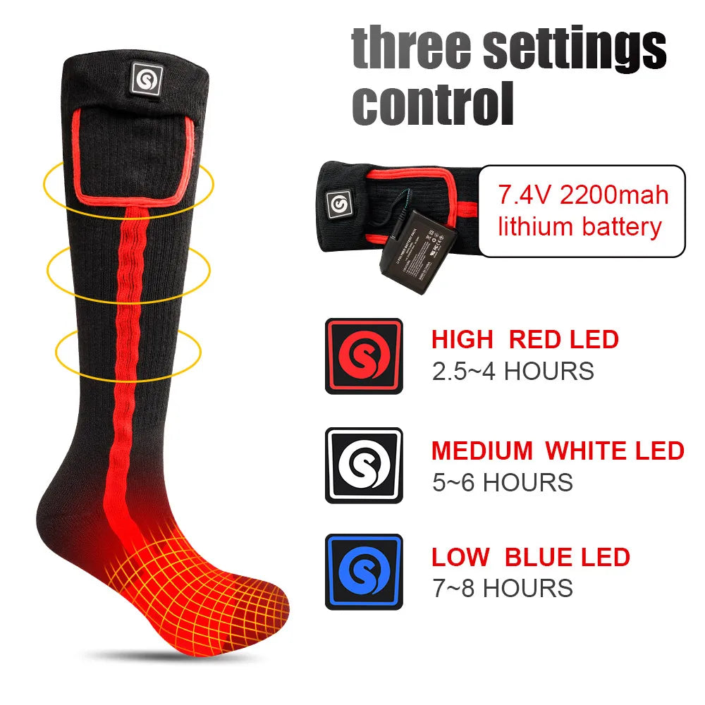Savior Winter Heated Socks Rechargeable