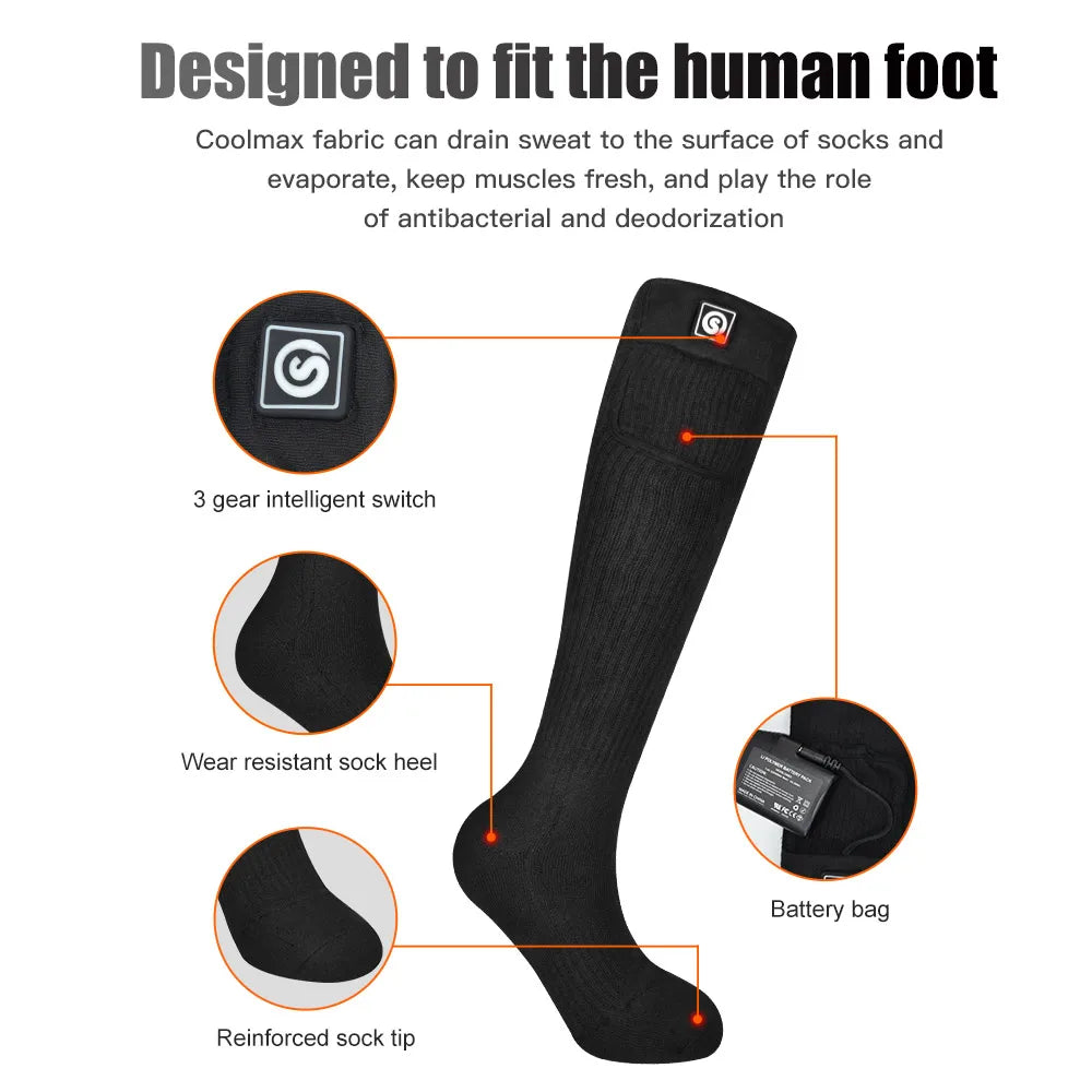SAVIOR Heated Thermal Socks
