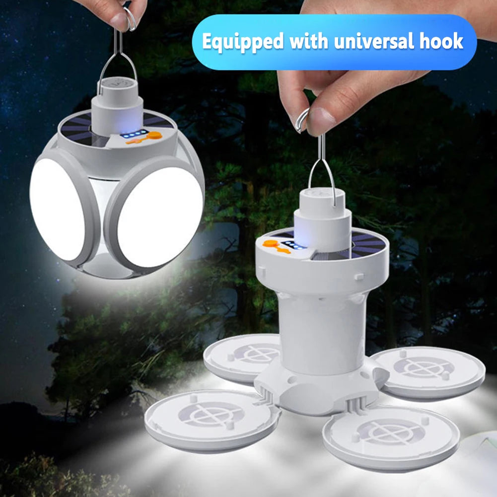 LED Solar Camping Light Rechargeable