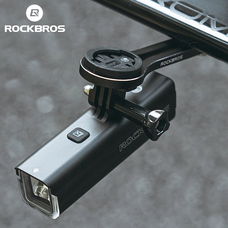 ROCKBROS Bicycle Light 1500LM Aluminum Alloy Type-C Charging