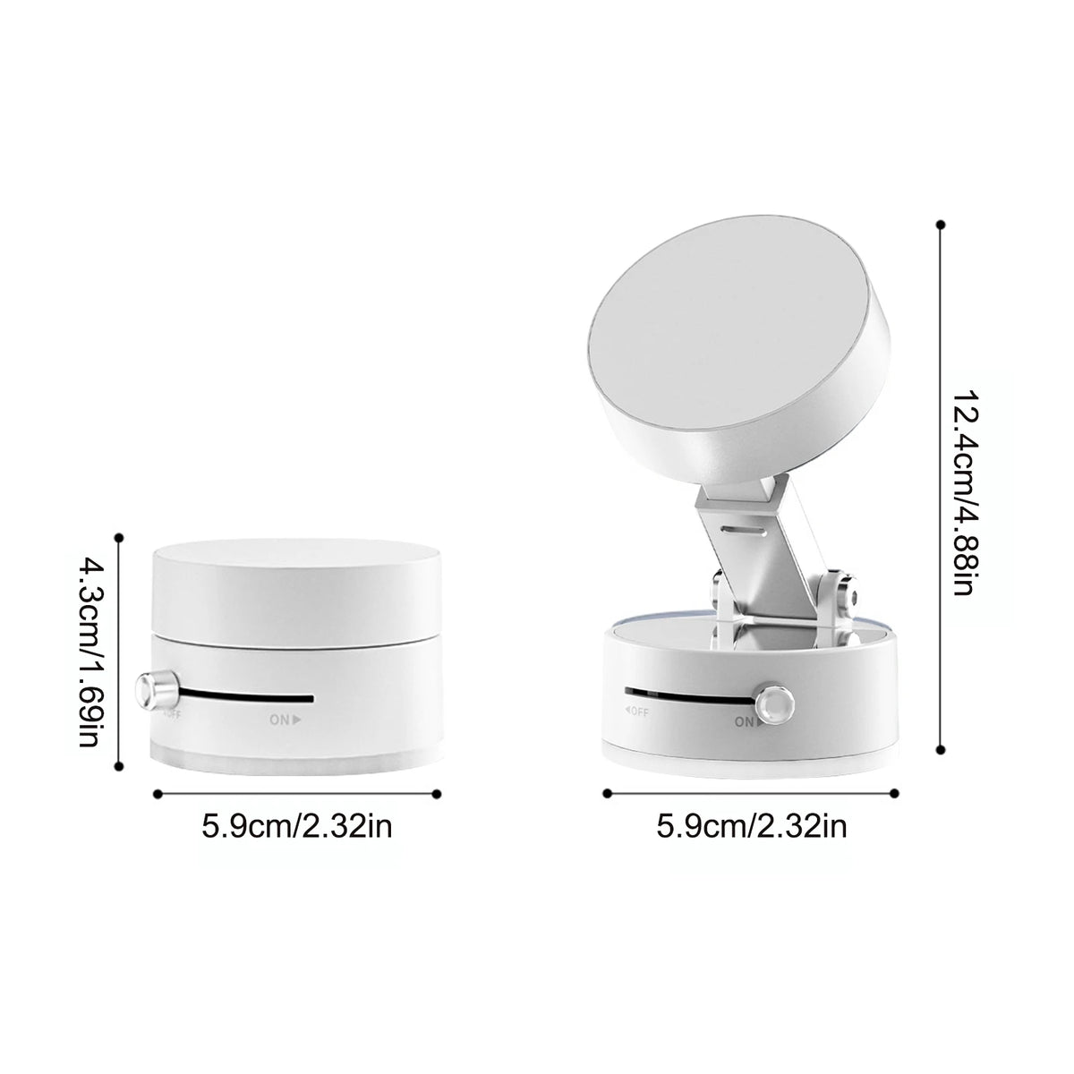 Vacuum Suction Cup Magnetic Car Phone Holder