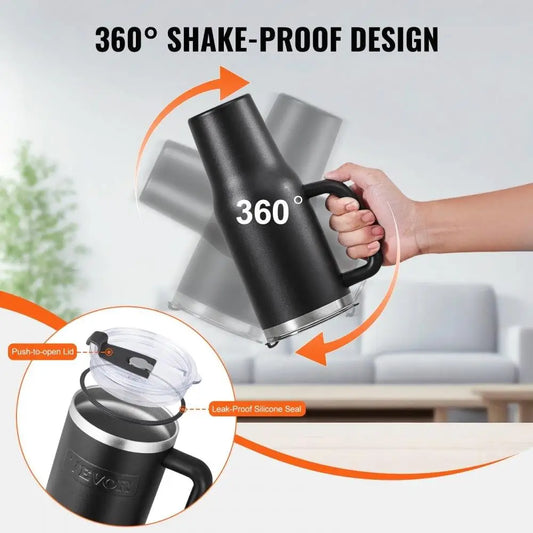 40 oz Double-Wall Insulated Stainless Steel Water Bottle