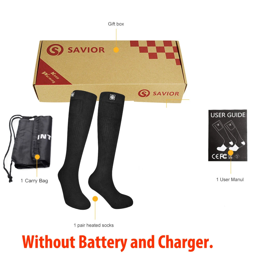 SAVIOR Heated Thermal Socks