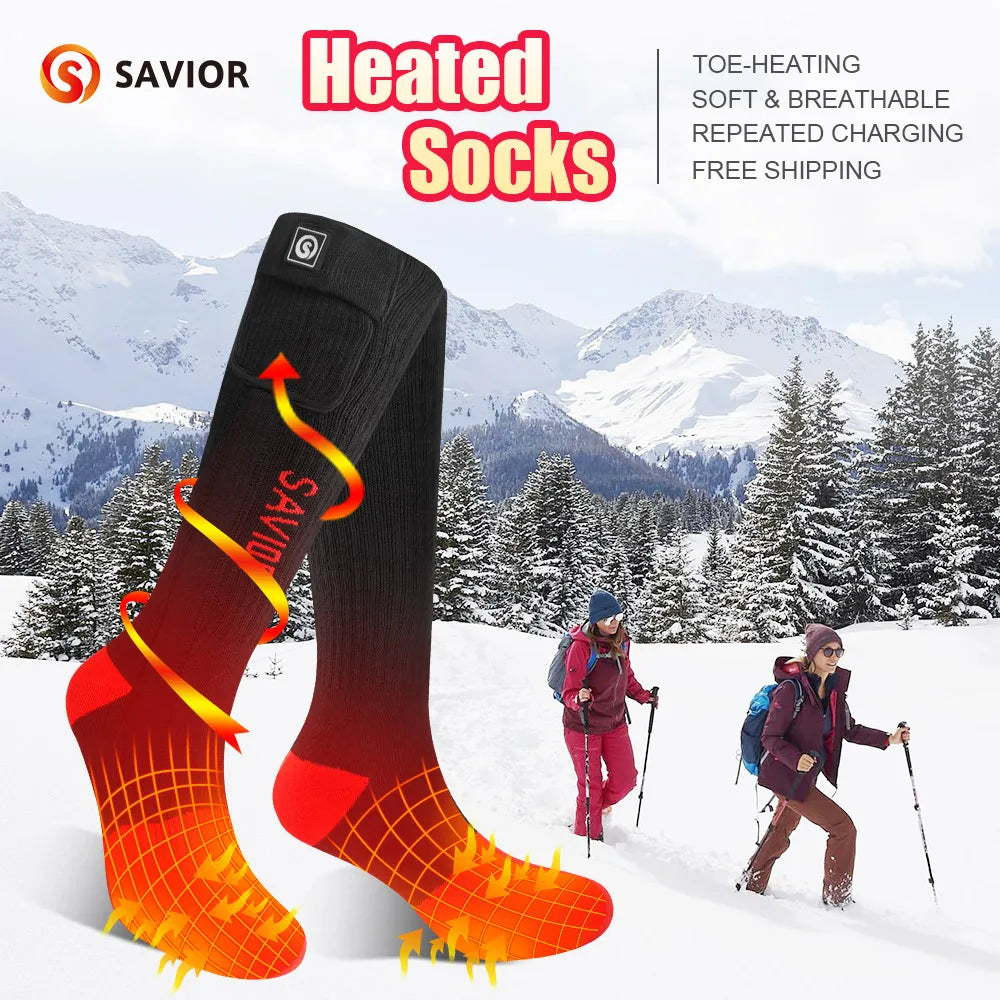 Savior Heated Socks 100% Pure Cotton