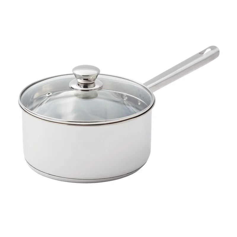 3 Quart Induction Compatible Stainless Steel Saucepan
