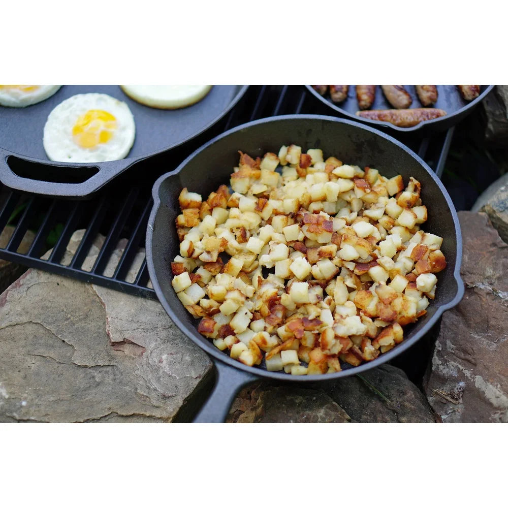 Pre-Seasoned Cast Iron Skillet 10.5 Inch