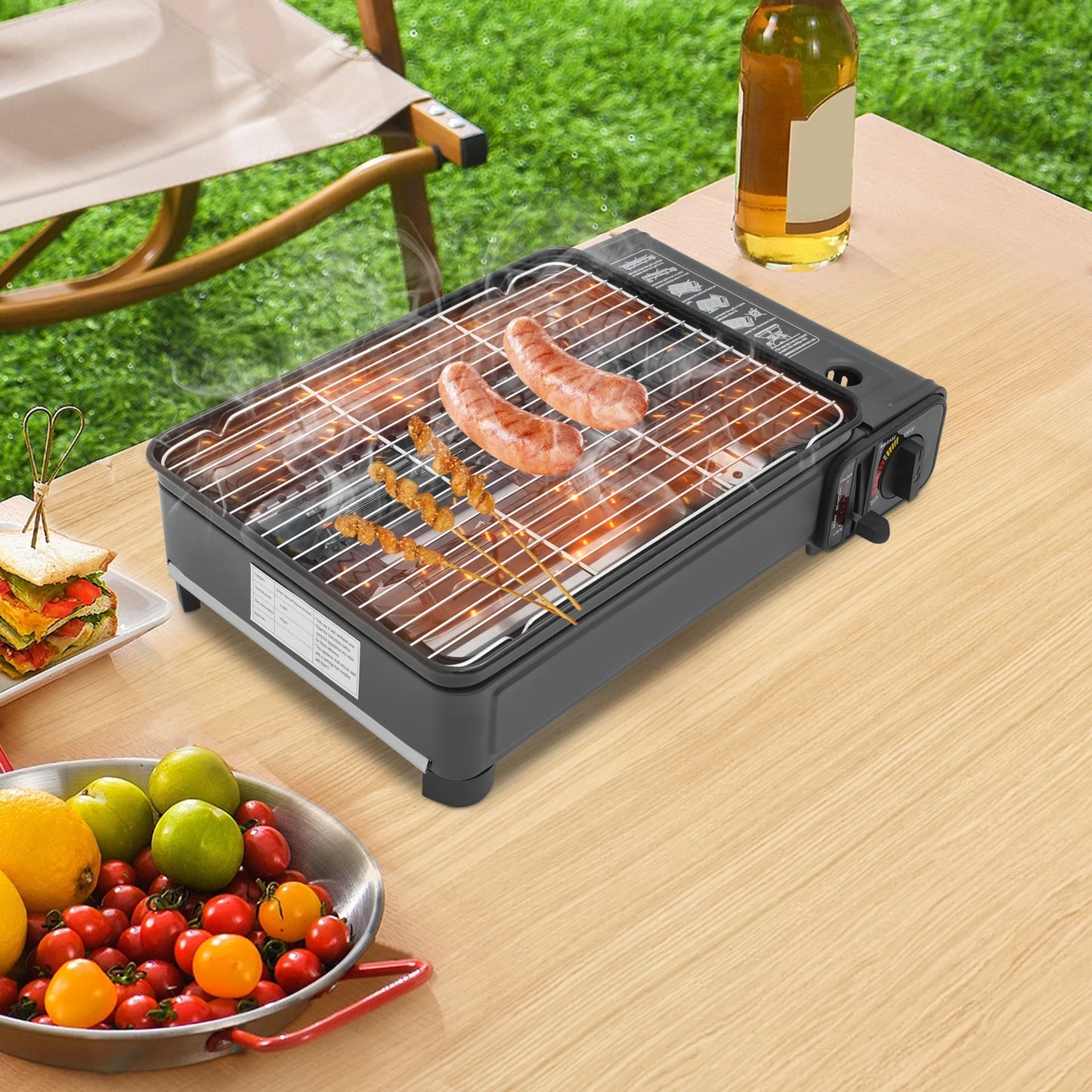Portable LPG/Butane Gas Grill Stove
