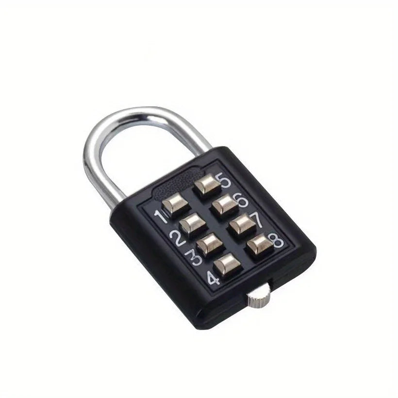 A combination padlock outdoor cabinet and door lock