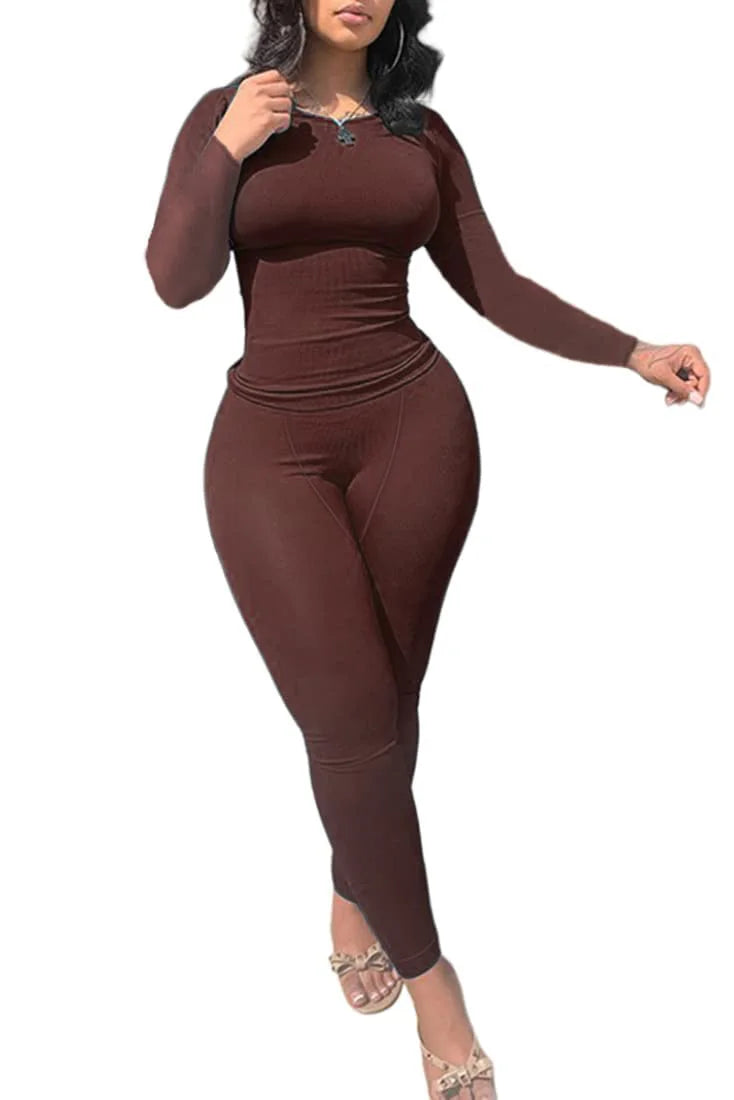 Women Clothing Long sleeves  and Leggings Set