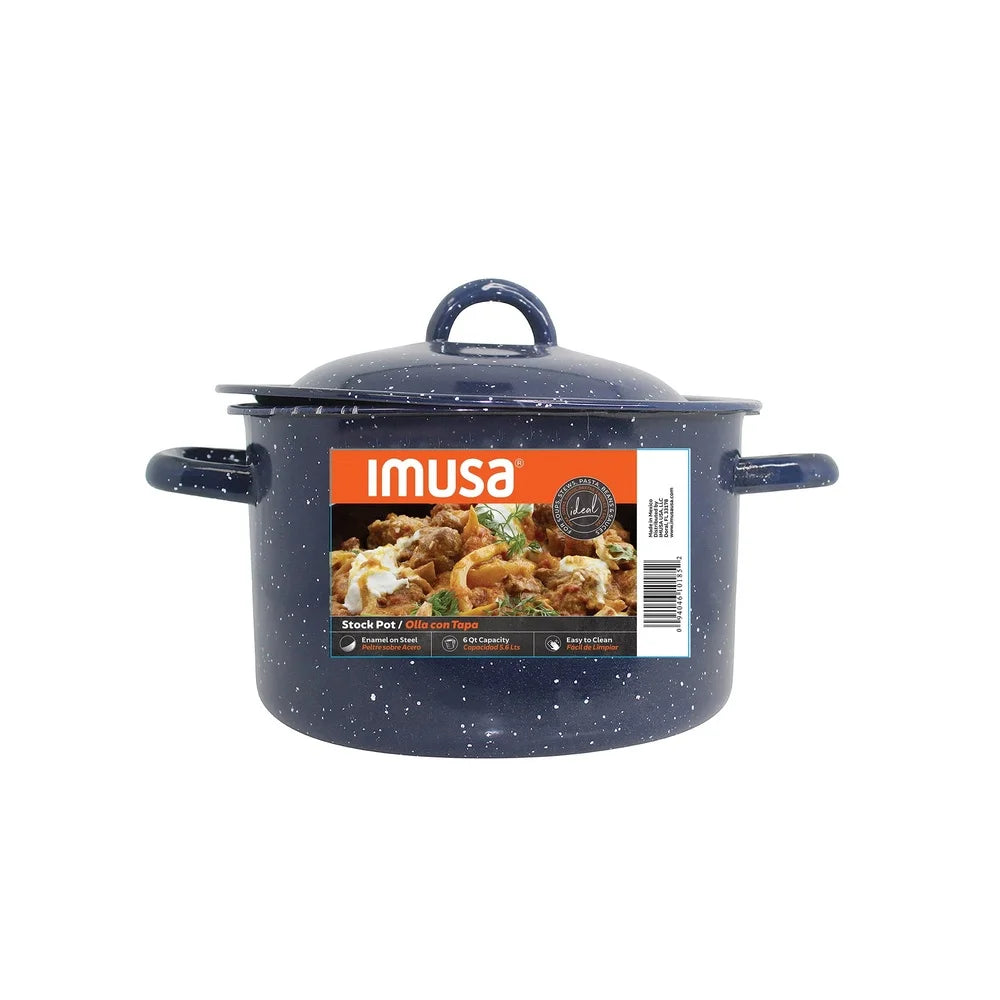 Enamel Steel Stock Pot