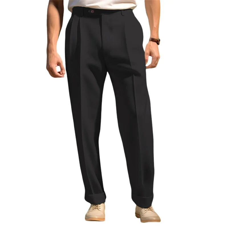 Men s  Fit Dress Pants Solid Color