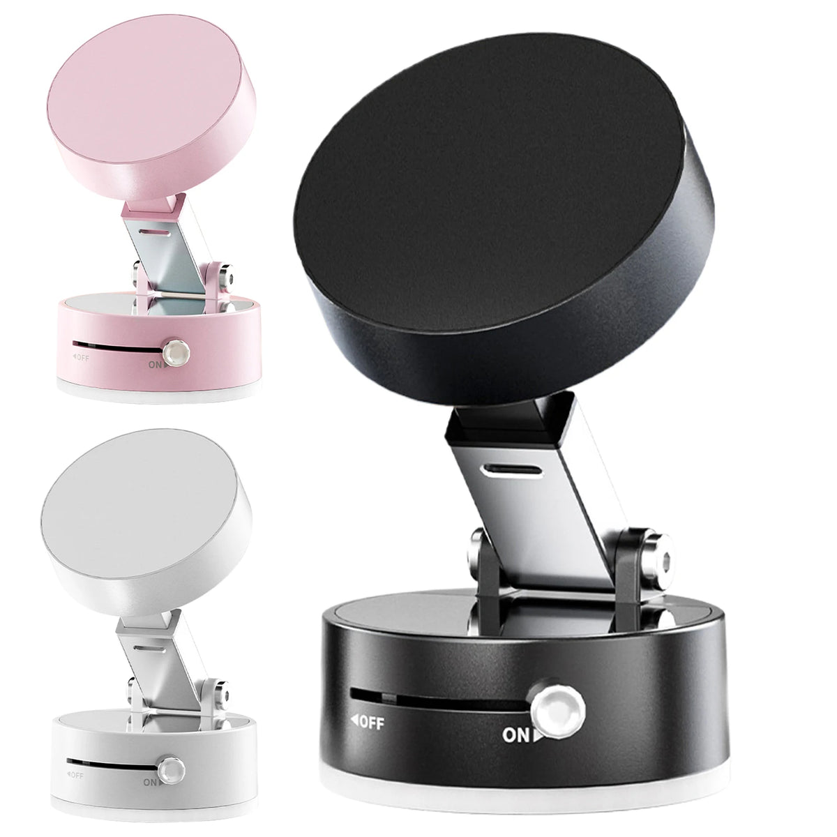 Vacuum Suction Cup Magnetic Car Phone Holder