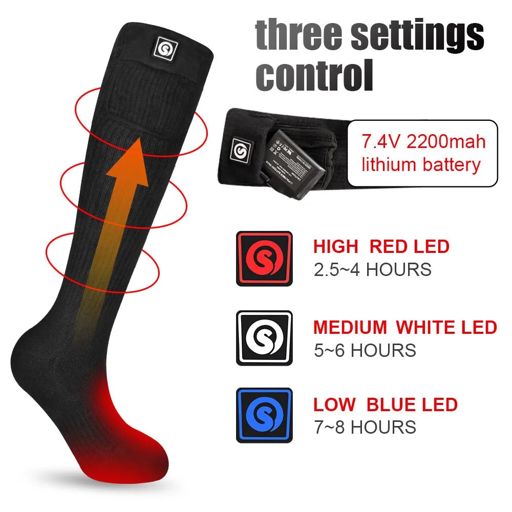 SAVIOR Heated Thermal Socks