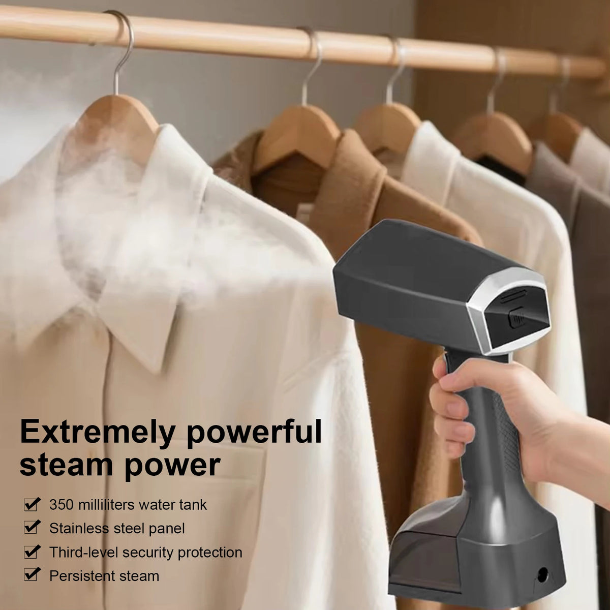 Handheld Garment Steamer Fast Heat-up