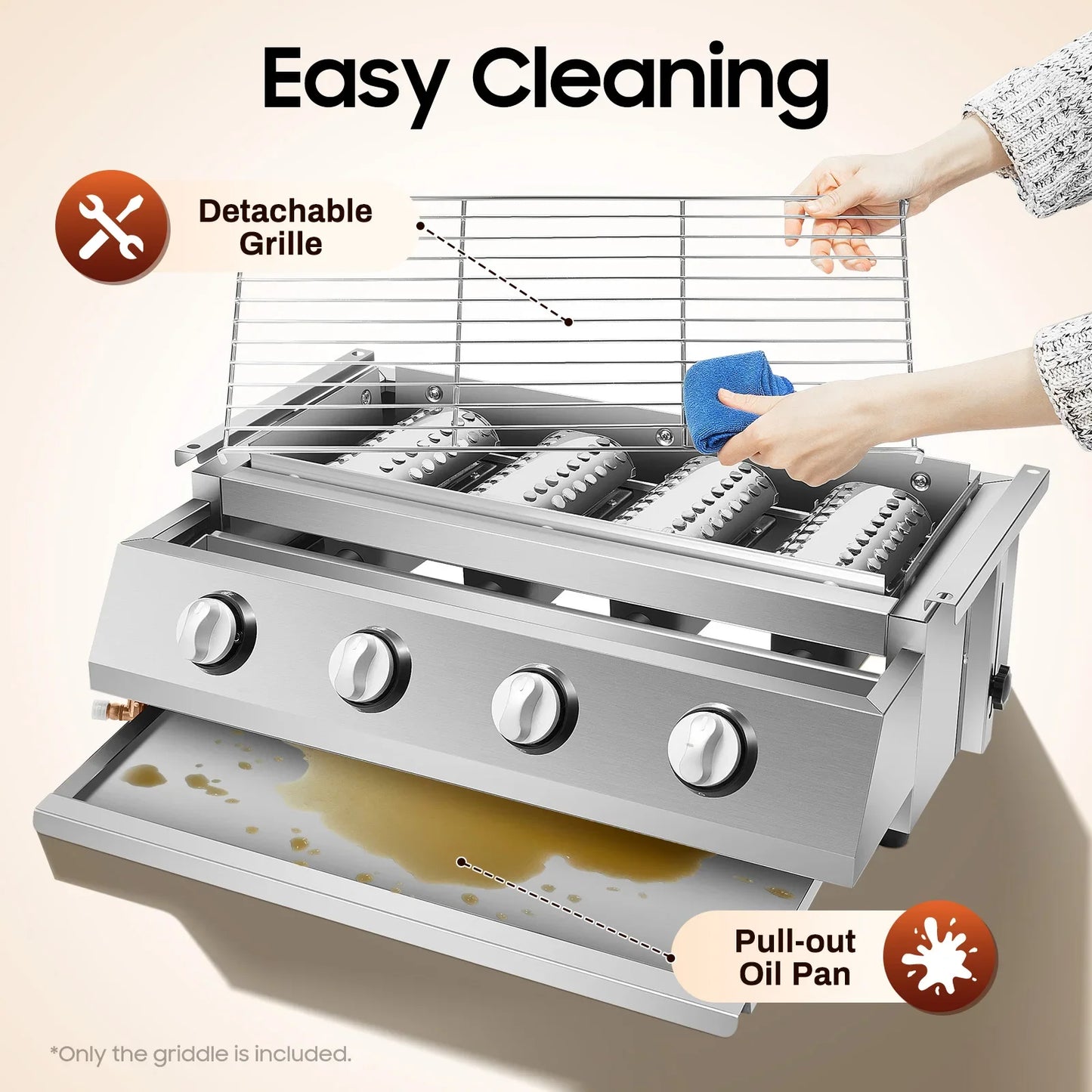 BBQ Gas Grill for Camping