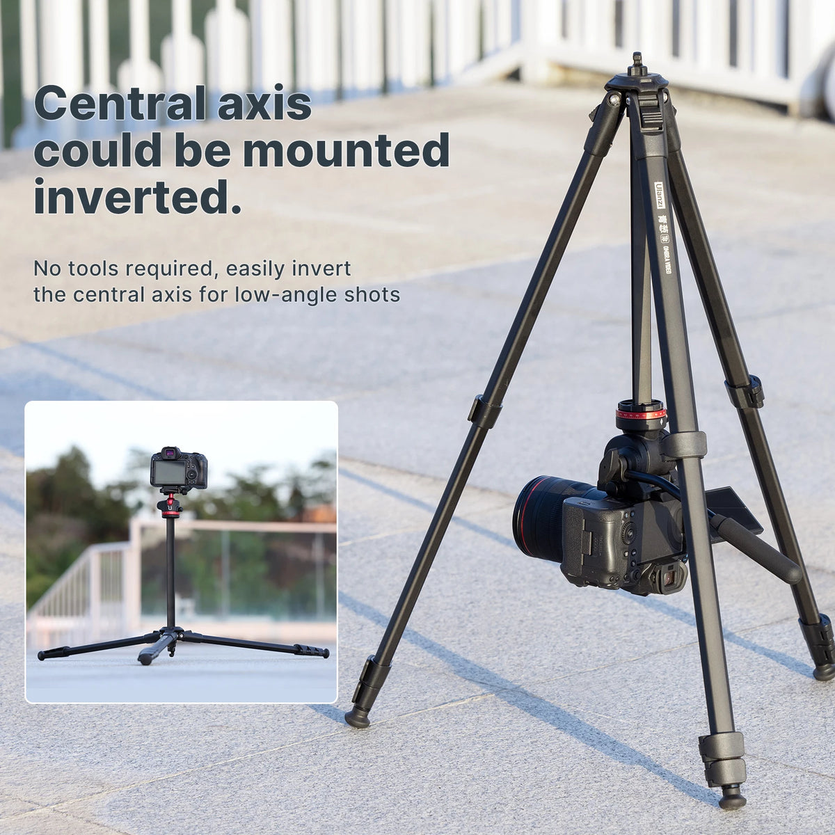 Ulanzi OMBRA 1.6M Video Travel Tripod for DSLR Camera