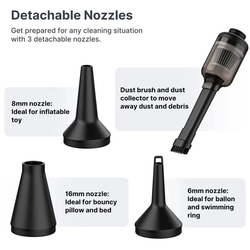 Ulanzi Powerful Electric Duster Hair Dryer Kit