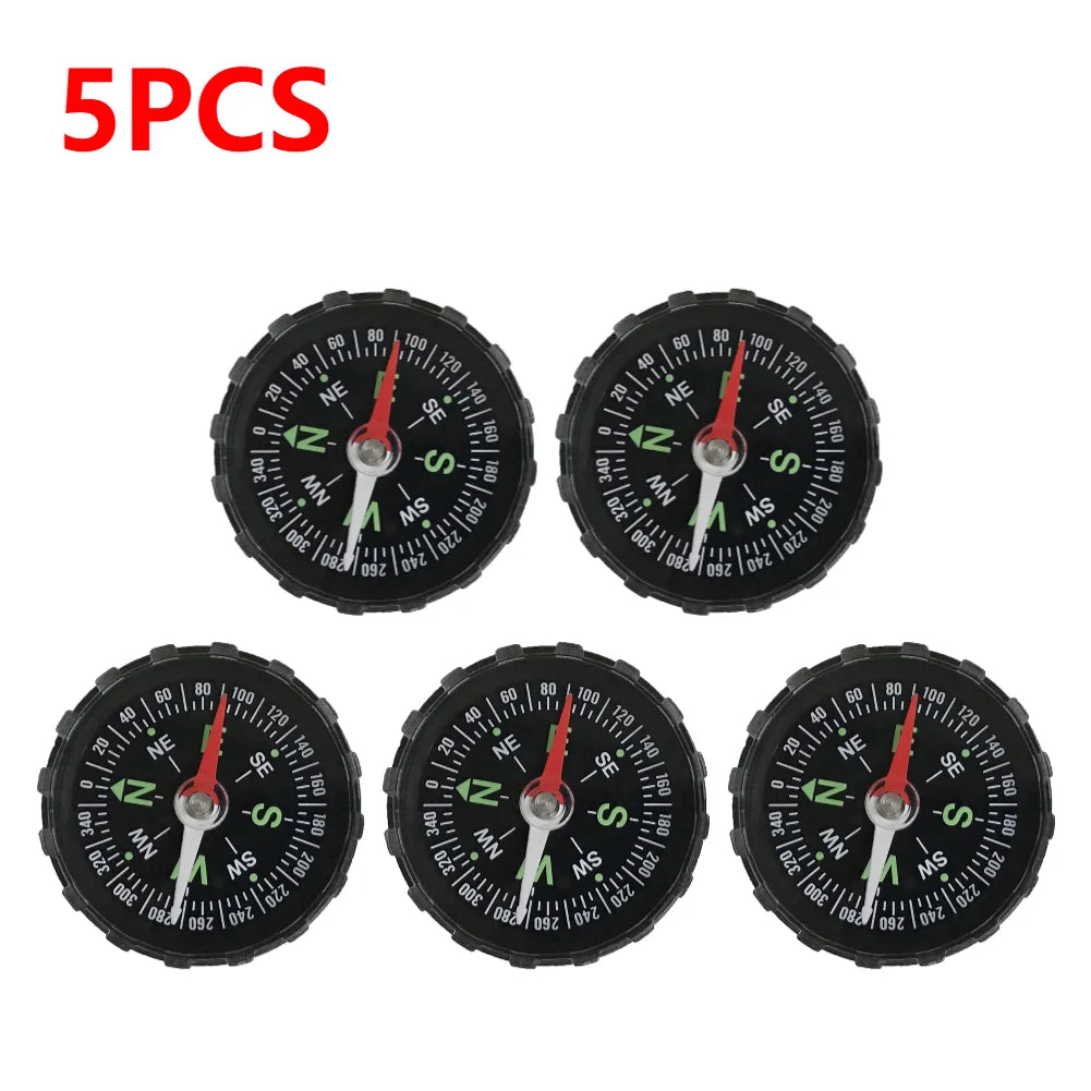 10-1PCS Mini Compass 45MM Portable Handheld Compass