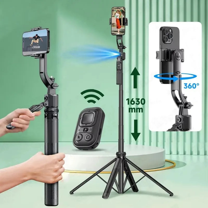 FGCLSY 5 in 1 Selfie Tripod Gimbal Stabilizer for Cell Phone