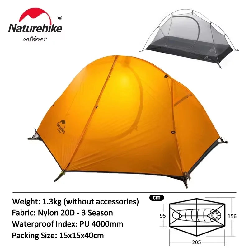 Naturehike Cycling Tent 1 Person Ultralight Backpacking Tent