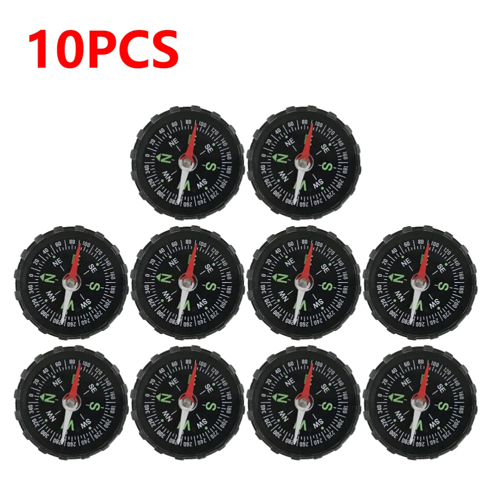 10-1PCS Mini Compass 45MM Portable Handheld Compass