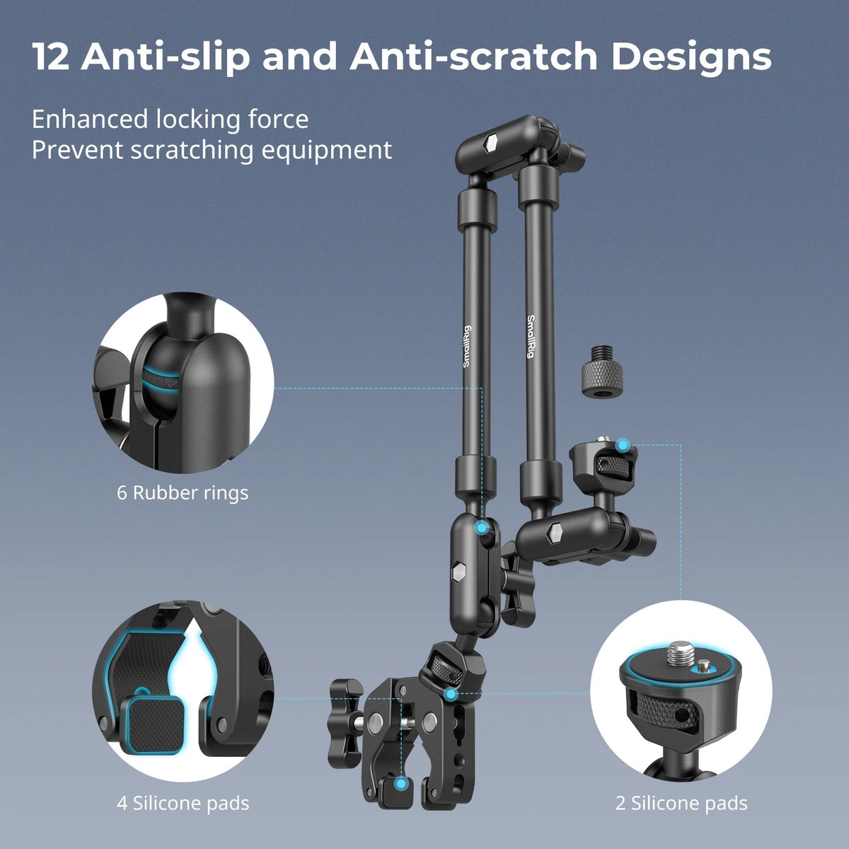 SmallRig Desktop Shooting Magic Arm with Crab Clamp Kit