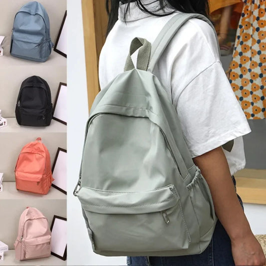 Girl's Solid Color Backpack