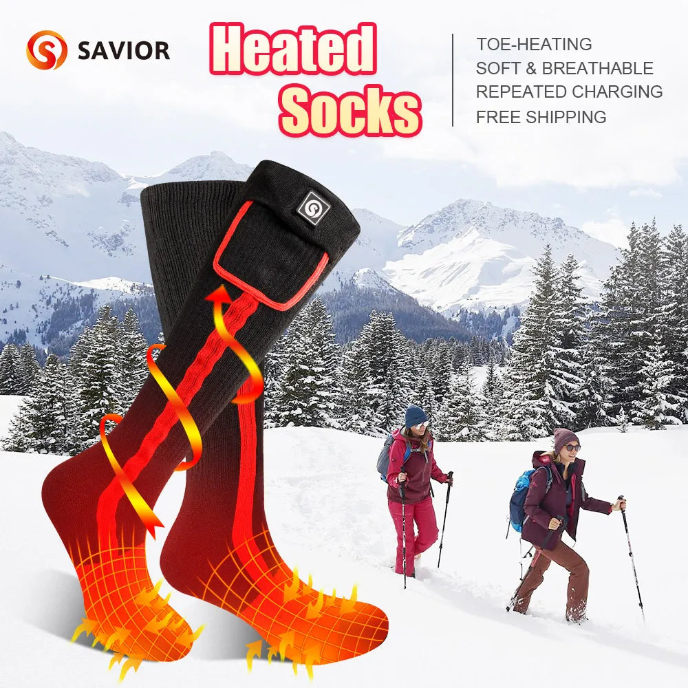 Savior Winter Heated Socks Rechargeable