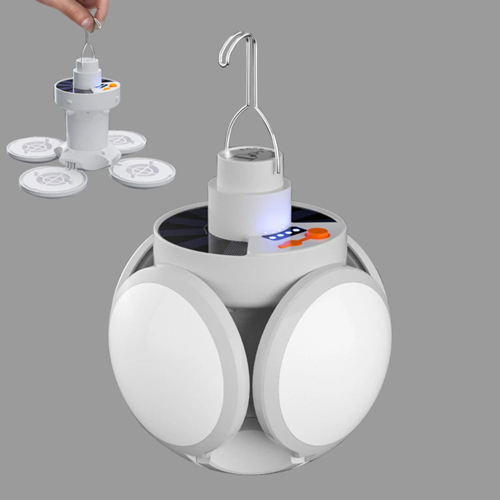 LED Solar Camping Light Rechargeable