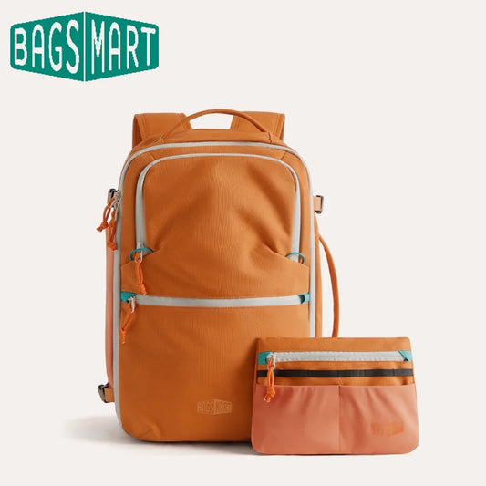 BAGSMART Multi-Function Travel Backpack with Detachable Crossbody Bag