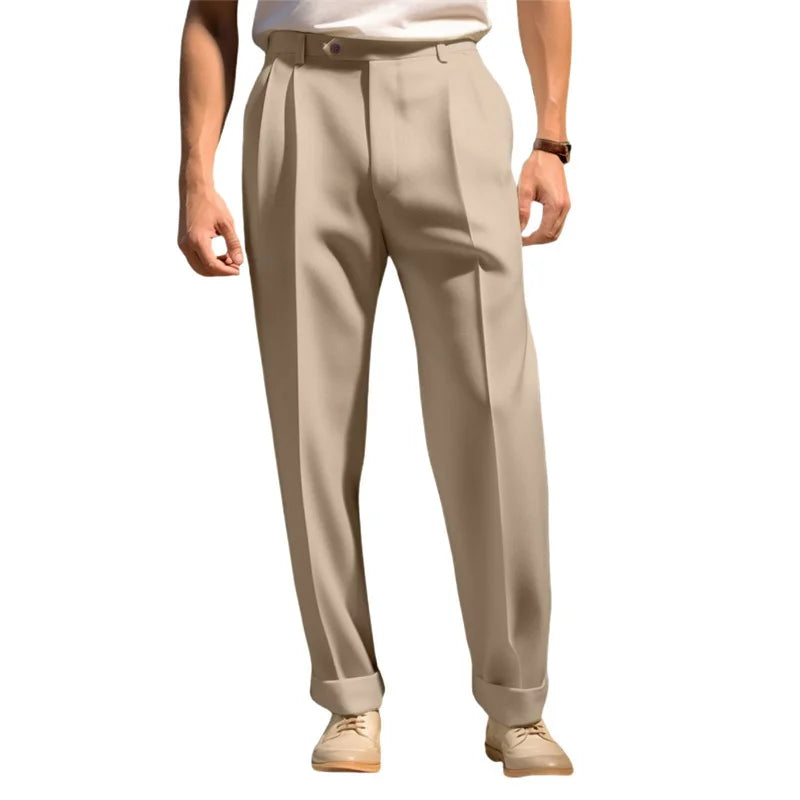 Men s  Fit Dress Pants Solid Color