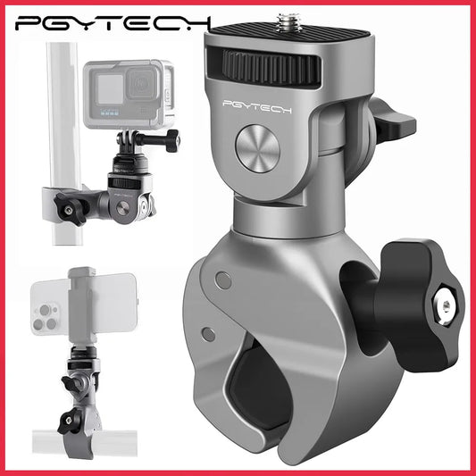 PGYTECH Super Clamp Mount For Bicycle/Vehicle Action Camera Smartphones