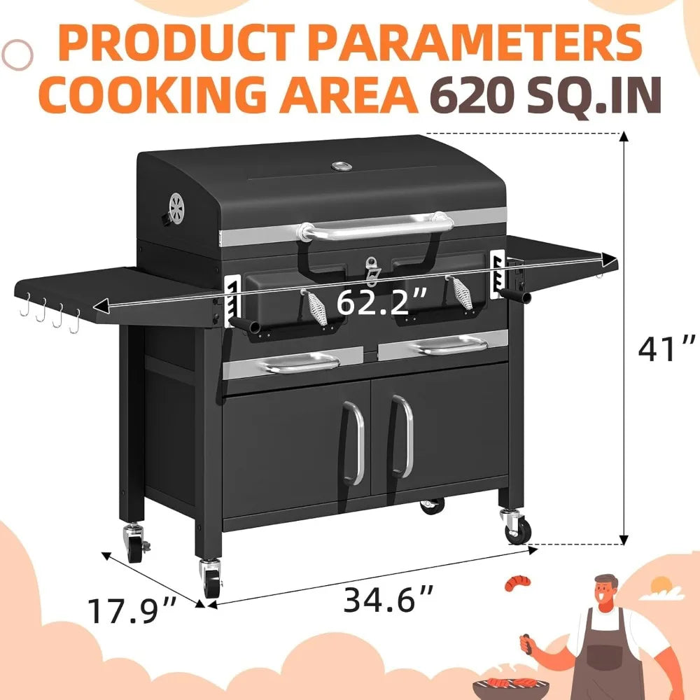 36 In Extra Large Charcoal Grill